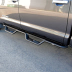 Westin 07-21 Toyota Tundra CrewMax Outlaw Drop Nerf Step Bars - Textured Black