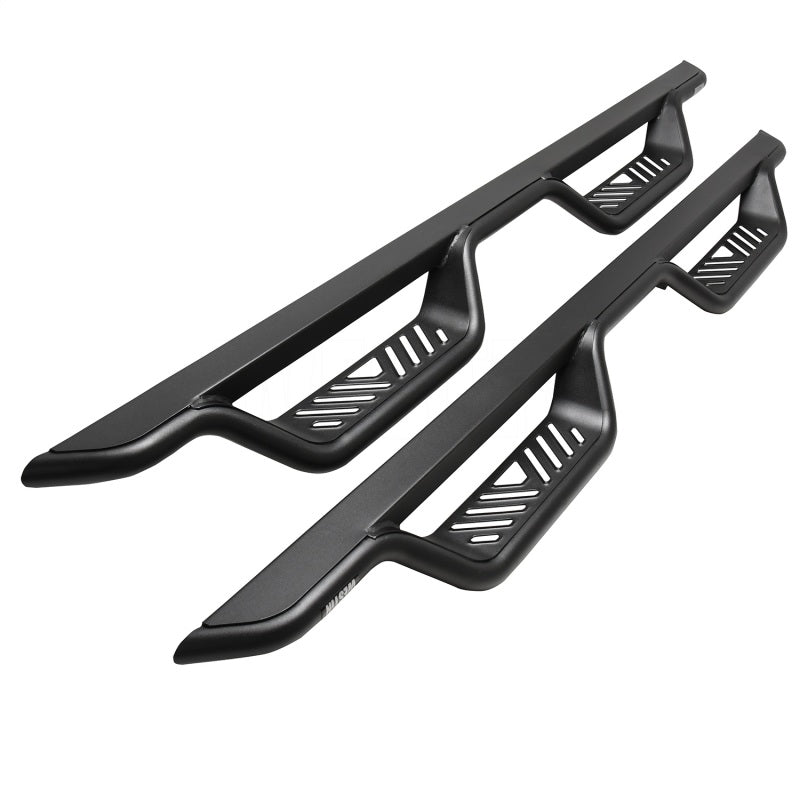 Westin 07-21 Toyota Tundra Double Cab Outlaw Nerf Step Bars - Textured Black