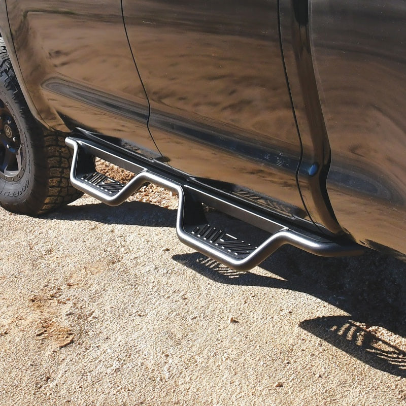 Westin 07-21 Toyota Tundra Double Cab Outlaw Nerf Step Bars - Textured Black