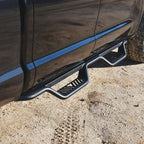 Westin 07-21 Toyota Tundra Double Cab Outlaw Nerf Step Bars - Textured Black
