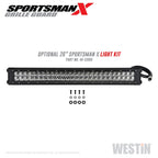 Westin 12-20 Nissan Frontier Sportsman X Grille Guard - Textured Black