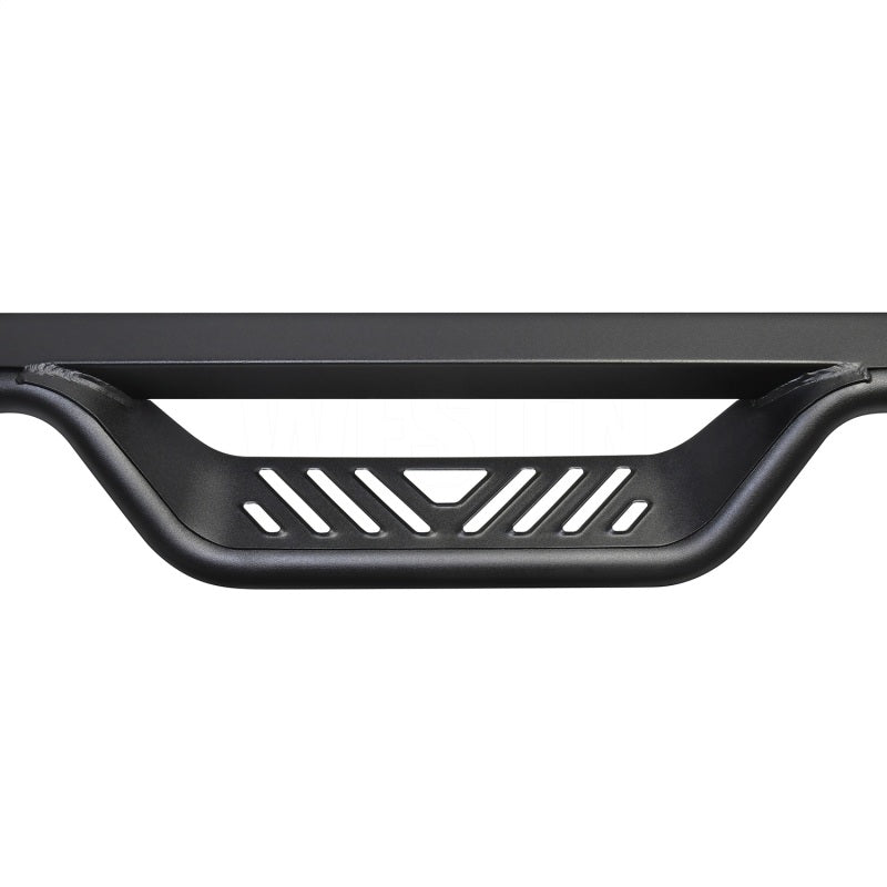 Westin 14-18 Chevrolet Silverado/GMC Sierra Crew Cab Outlaw Nerf Step Bars (Excl. Diesel) -Text. Blk