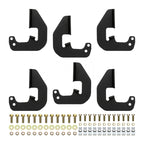 Westin 14-18 Chevrolet Silverado/GMC Sierra Crew Cab Outlaw Nerf Step Bars (Excl. Diesel) -Text. Blk