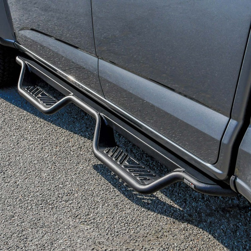 Westin 15-22 Chevrolet Colorado / GMC Canyon Crew Cab Outlaw Nerf Step Bars - Textured Black