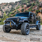 Westin 18-19 Jeep Wrangler JL WJ2 Stubby Front Bumper - Textured Black