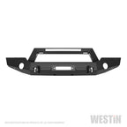 Westin 18-20 Jeep Wrangler WJ2 Full Width Front Bumper w/LED Light Bar Mount Textured Black