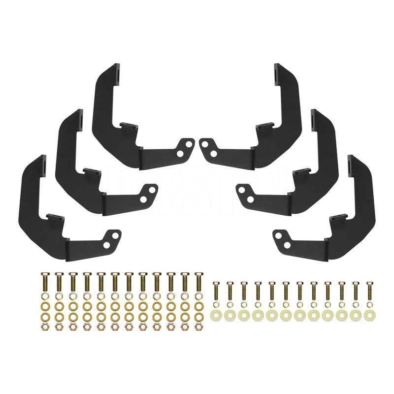 Westin 19-22 Chevrolet Silverado / GMC Sierra Double Cab Outlaw Nerf Step Bars - Textured Black