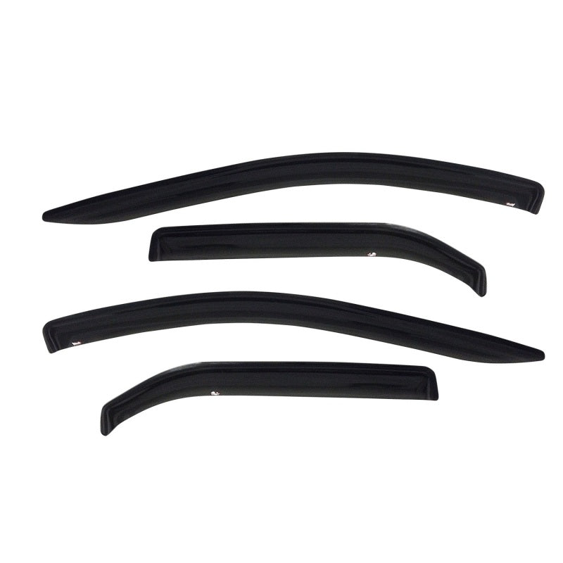 Westin 2004-2009 Mazda 3 Sedan Slim Wind Deflector 4pc - Smoke