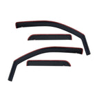 Westin 2007-2014 Chevy Silverado 2500/3500 Extended Cab In-Channel Wind Deflector 4pc - Smoke