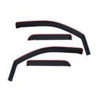 Westin 2007-2014 Chevy Silverado 2500/3500 Extended Cab In-Channel Wind Deflector 4pc - Smoke