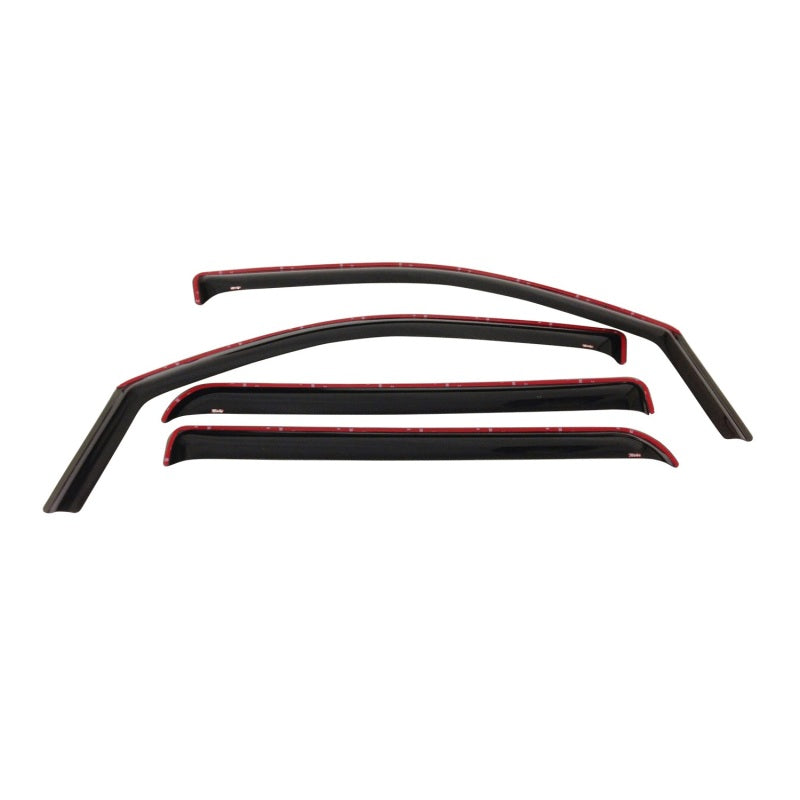 Westin 2009-2018 Dodge/Ram Crew Cab/Mega Cab In-Channel Wind Deflector 4pc - Smoke