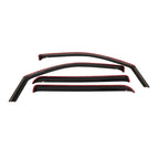 Westin 2009-2018 Dodge/Ram Crew Cab/Mega Cab In-Channel Wind Deflector 4pc - Smoke