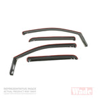 Westin 2010-2018 Toyota 4Runner In-Channel Wind Deflector 4pc - Smoke