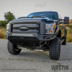 Westin 2011-2016 Ford F-250/350/450/550 Super Duty Pro-Mod Front Bumper - Textured Black