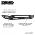 Westin 2011-2016 Ford F-250/350/450/550 Super Duty Pro-Mod Front Bumper - Textured Black