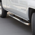 Westin 2014-2018 Chevy Silverado 1500 Crew Cab (Body Mount) E-Series 3 Nerf Step Bars - SS
