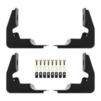 Westin 2014-2018 Chevy Silverado 1500 Reg Cab Premier Oval Nerf Step Bar Mount Kit - Black