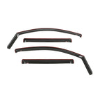Westin 2016-2018 Nissan Titan XD/Titan In-Channel Wind Deflector 4pc - Smoke