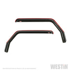 Westin 2018-2019 Jeep Wrangler JL In-Channel Wind Deflector 2pc - Smoke