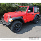 Westin 2018-2019 Jeep Wrangler JL In-Channel Wind Deflector 2pc - Smoke