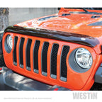Westin 2018 Jeep Wrangler JL Platinum Bug Shield - Smoke
