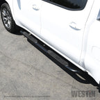 Westin 2019 Chevrolet Silverado/Sierra 1500 Crew Cab Platinum 4 Oval Nerf Step Bars - Black