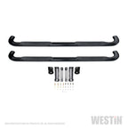 Westin 2019 Chevrolet Silverado/Sierra 1500 Crew Cab Platinum 4 Oval Nerf Step Bars - Black