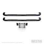 Westin 2019 Chevrolet Silverado/Sierra 1500 Crew Cab Platinum 4 Oval Nerf Step Bars - Black