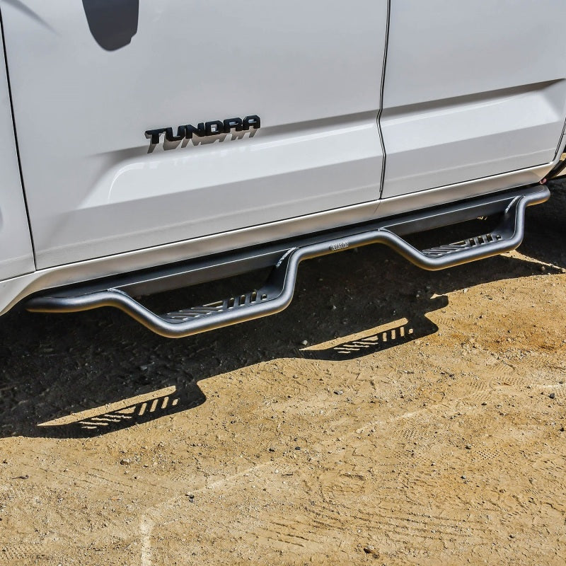 Westin 2022+ Toyota Tundra Double Cab Outlaw Nerf Step Bars - Textured Black