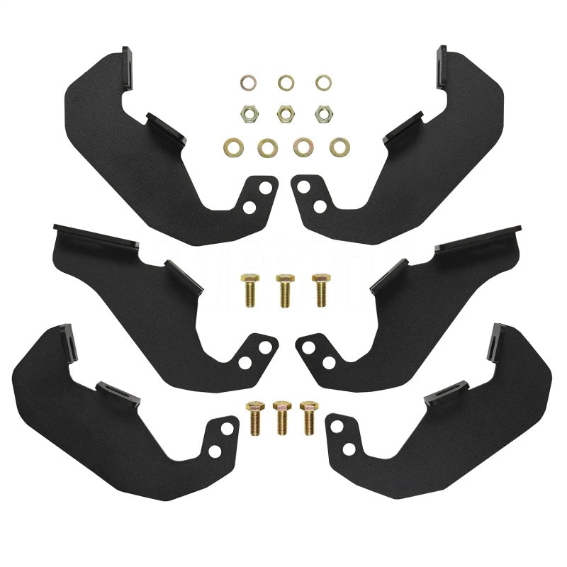 Westin 21-22 Ford Bronco 4-door Outlaw Nerf Step Bars - Textured Black