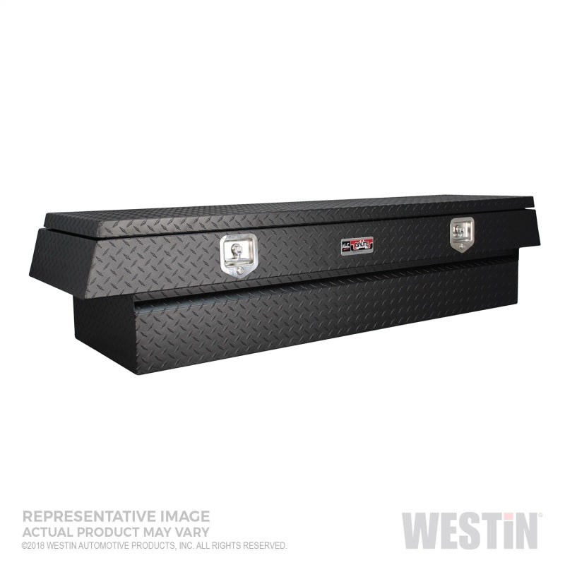 Westin/Brute High Cap 96in Stake Bed Contractor TopSider w/ Base Drawers 96 x 20 x 24 - Tex. Blk