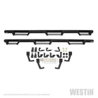 Westin/HDX 07-19 Chevrolet Silverado 2500 8ft Drop Wheel to Wheel Nerf Step Bars - Textured Black