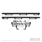 Westin/HDX 07-19 Chevrolet Silverado 2500 8ft Drop Wheel to Wheel Nerf Step Bars - Textured Black