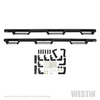 Westin/HDX 17-18 Ford F-250/350 Crew Cab (6.75ft Bed) Stainless Drop Nerf Step Bars - Textured Black