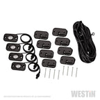 Westin LED Rock Light Kit - 07-18 Jeep Wrangler JK / 18-19 Jeep Wrangler JL - Black