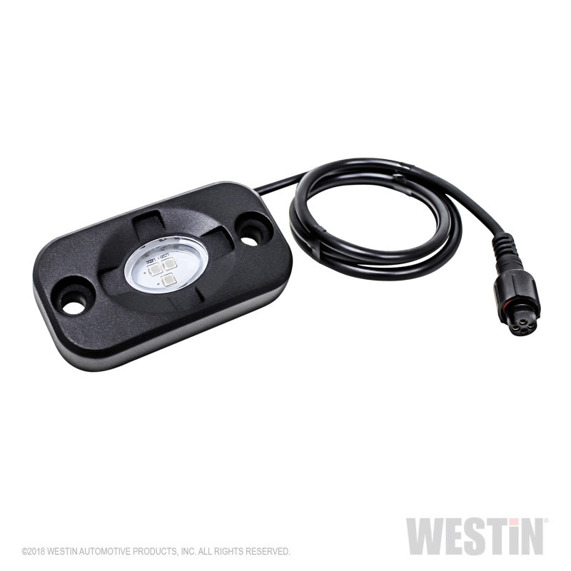 Westin LED Rock Light Kit - 07-18 Jeep Wrangler JK / 18-19 Jeep Wrangler JL - Black