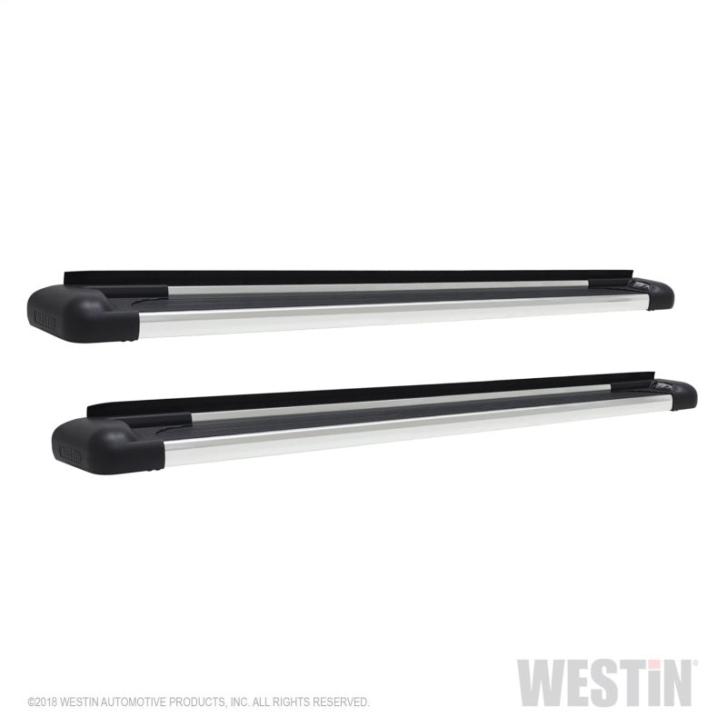 Westin SG6 Polished Aluminum Running Boards 85.5 in - Polished