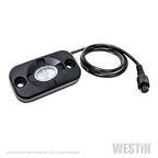 Westin Universal LED Rock Light Kit - 4 Lights - 14ft 9in Wiring Harness & Switch - Black