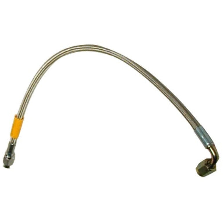 Wilwood 14in OAL Flexline -3 Hose to -3 Female 90 Degree End Wilwood Brake Line Kits