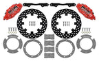 Wilwood 17-21 Can-Am X3RS Red 6-Piston Rear Kit 11.25in - Drilled Rotors