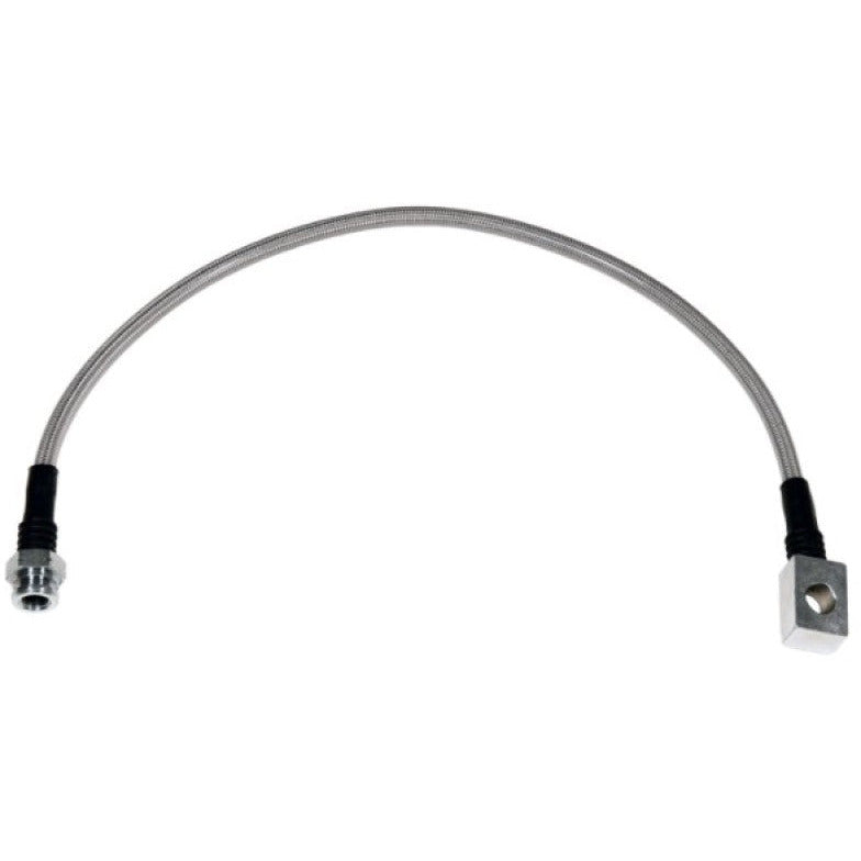 Wilwood 18.75in OAL Flexline -3 Hose to M10 by 1.00 to 12 Deg. Banjo Bubble Fl. Wilwood Brake Line Kits