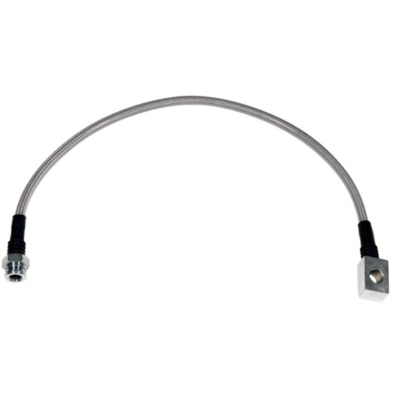 Wilwood 20in OAL Flexline -3 Hose to M10 by 1.00 to 12 Deg. Banjo Bubble Flare Wilwood Brake Line Kits