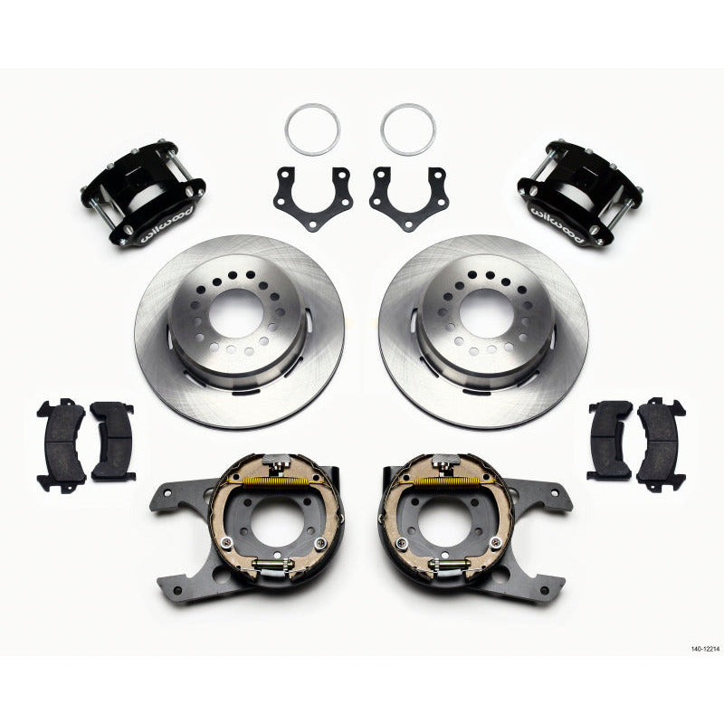 Wilwood D154 P/S Park Brake Kit Mopar/Dana 2.36in Off w/Snap Ring Brng Wilwood Big Brake Kits
