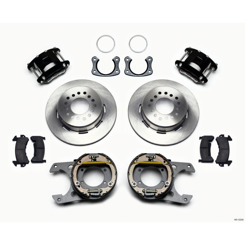 Wilwood D154 P/S Park Brake Kit New Big Ford 2.50in Off Front Mount Wilwood Big Brake Kits