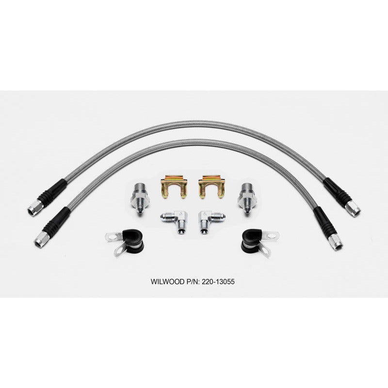 Wilwood Flexline Kit 18in Universal 10 x 1.00 BBL Wilwood Brake Line Kits