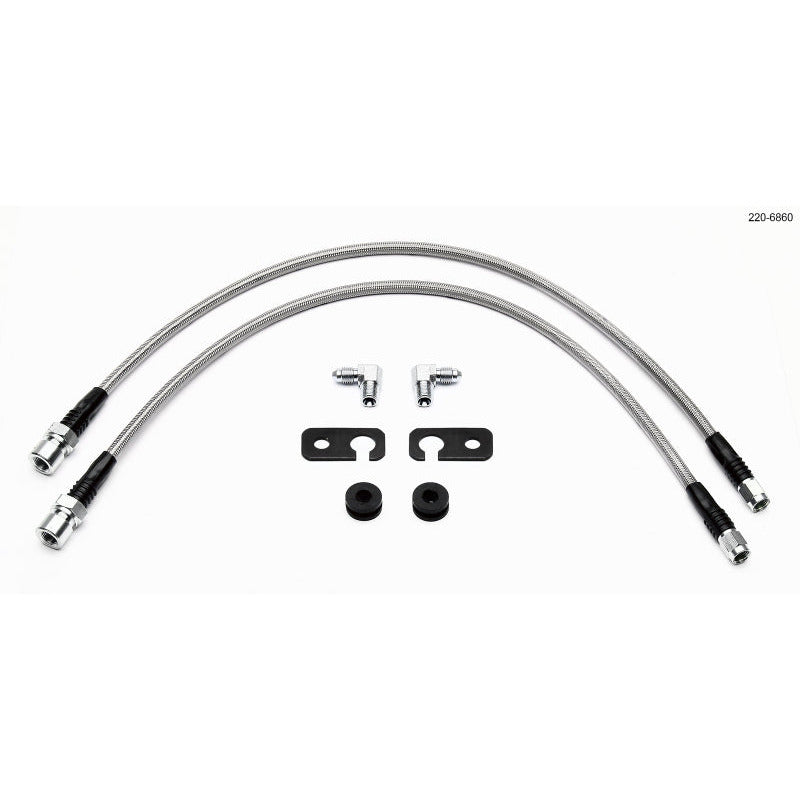 Wilwood Flexline Kit 2002 Acura RSX 5 Lug w/ Forged Dynalite Front Caliper Wilwood Brake Line Kits