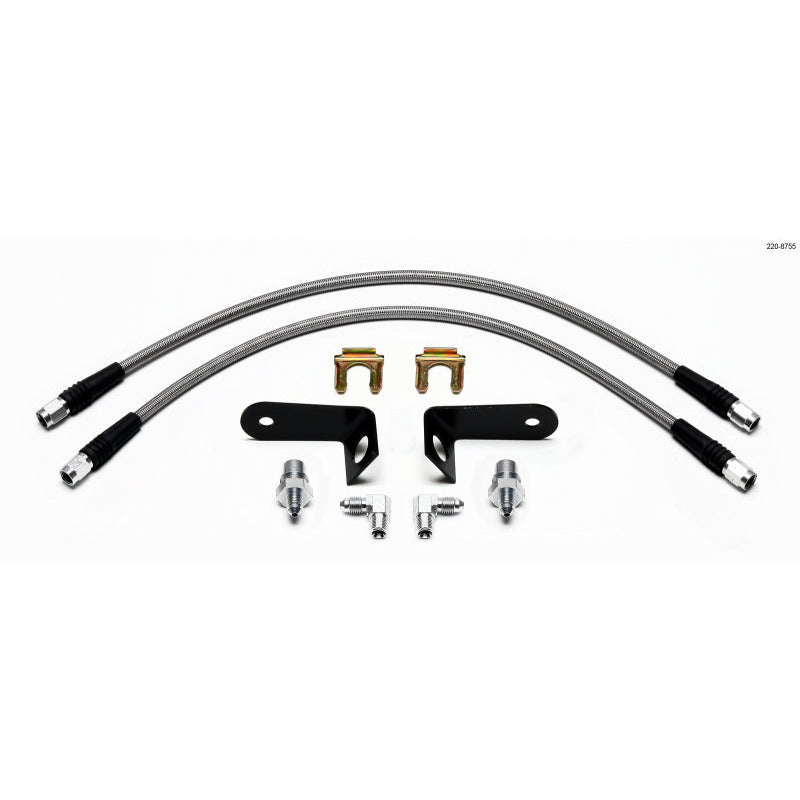 Wilwood Flexline Kit 2005-06 Pontiac GTO w/ SL4 or SL6 Front Caliper Wilwood Brake Line Kits