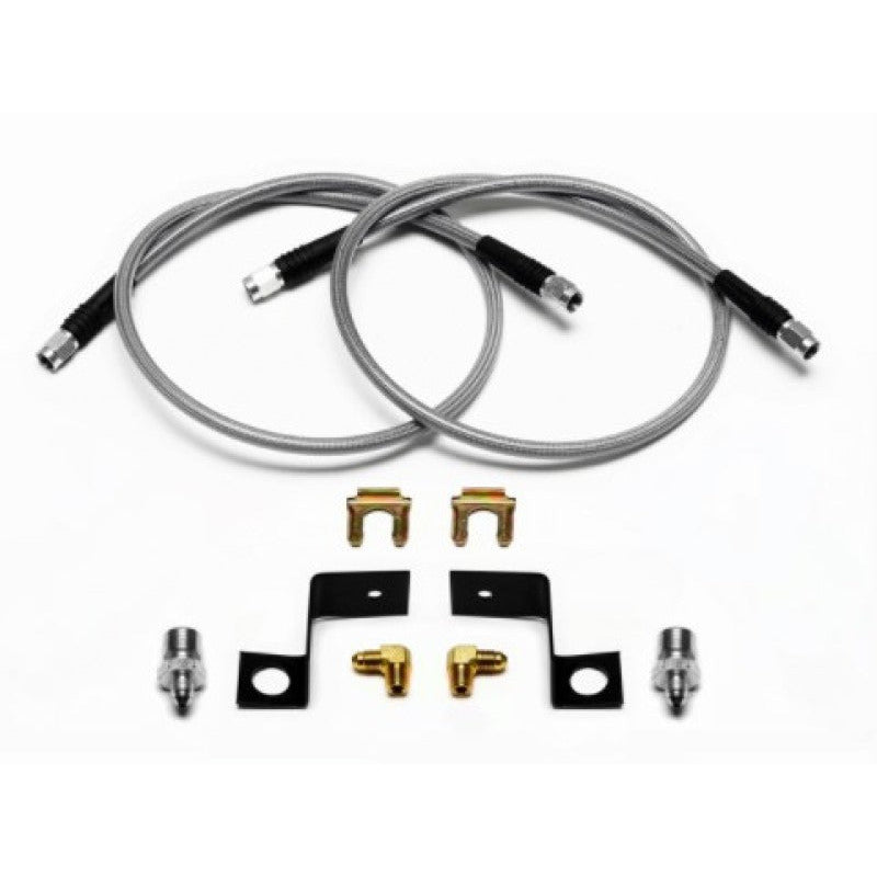 Wilwood Flexline Kit 30 inch -3 M10-1.0 IF 1/8 NPT 90 Degree Wilwood Brake Line Kits
