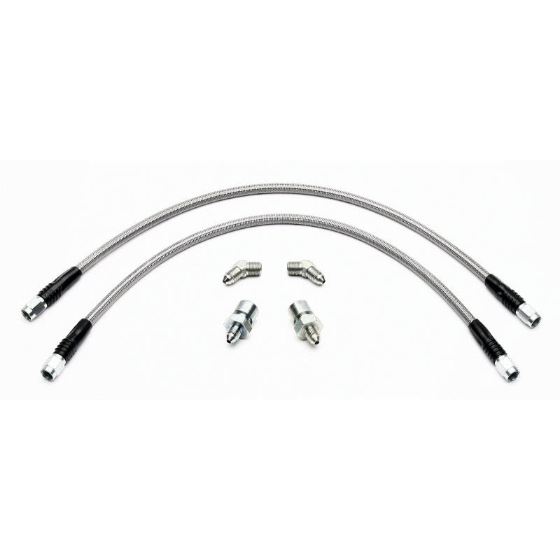 Wilwood Flexline Kit 94-03 Mustang w/ SL6 Front Caliper Wilwood Brake Line Kits