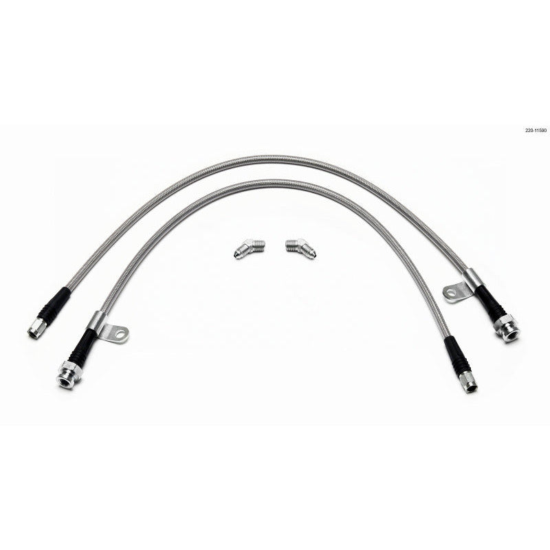 Wilwood Flexline Kit Front Nissan 370Z/Fiti G37 w/ SL4 or SL6 Caliper Wilwood Brake Line Kits